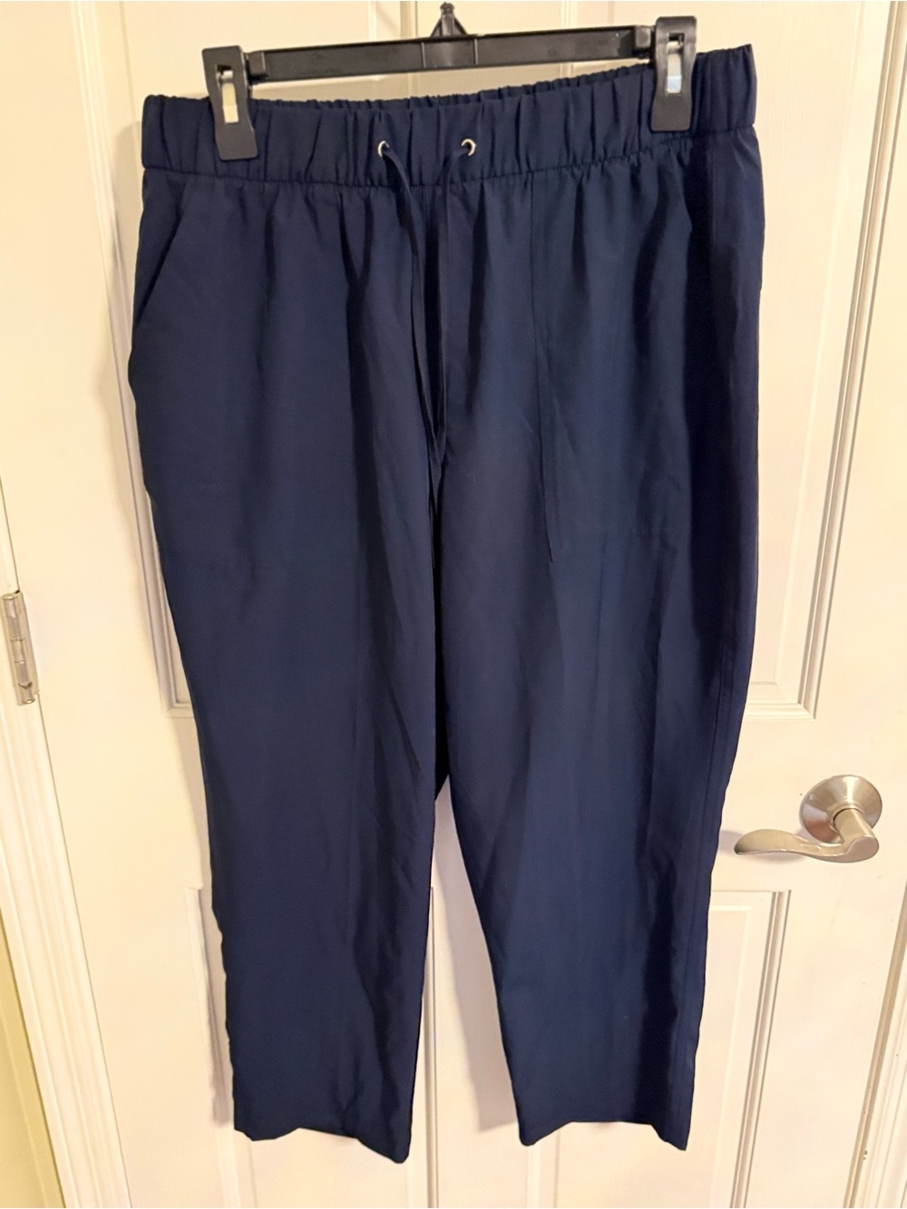 Old Navy Navy Drawstring Track Pants for Women